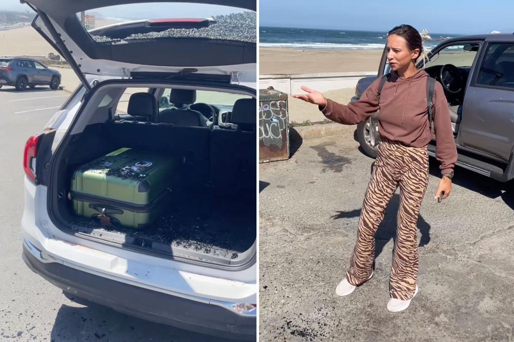 San Francisco tourists visiting beach for 10 minutes have belongings — including passports — stolen in brazen car smash-and-grab