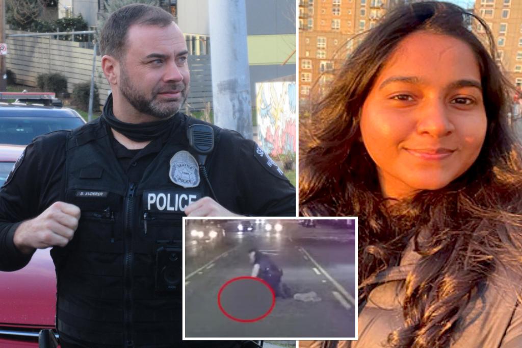 Seattle cop who laughed about death of grad student struck by police cruiser taken off patrol
