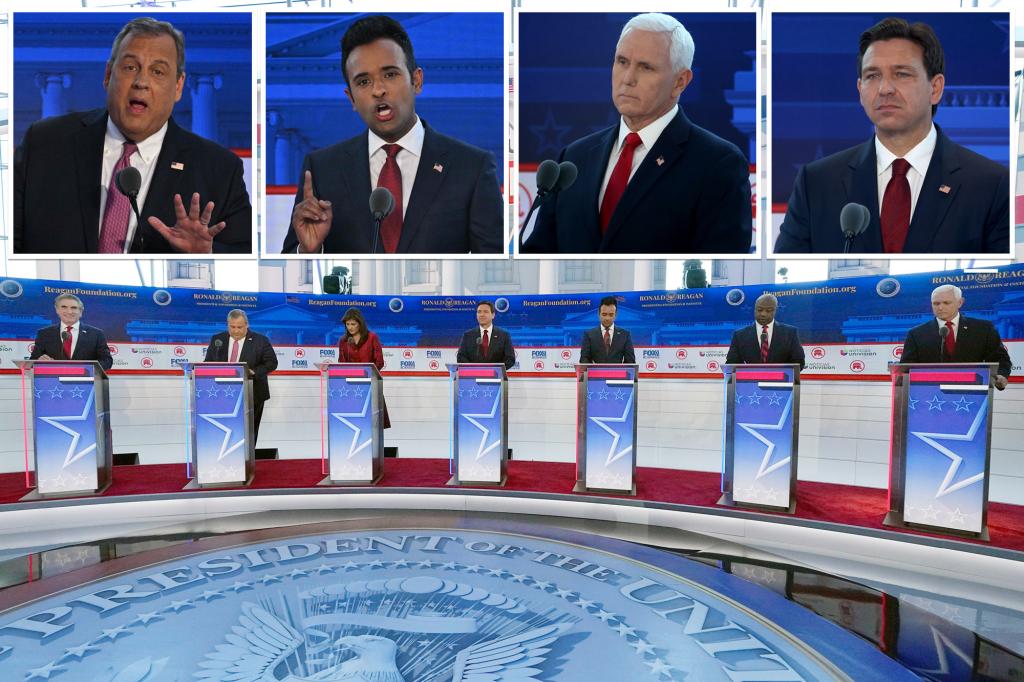 Second Republican presidential debate live updates: Bickering about economy, energy, China — and they couldn’t resist calling out Trump