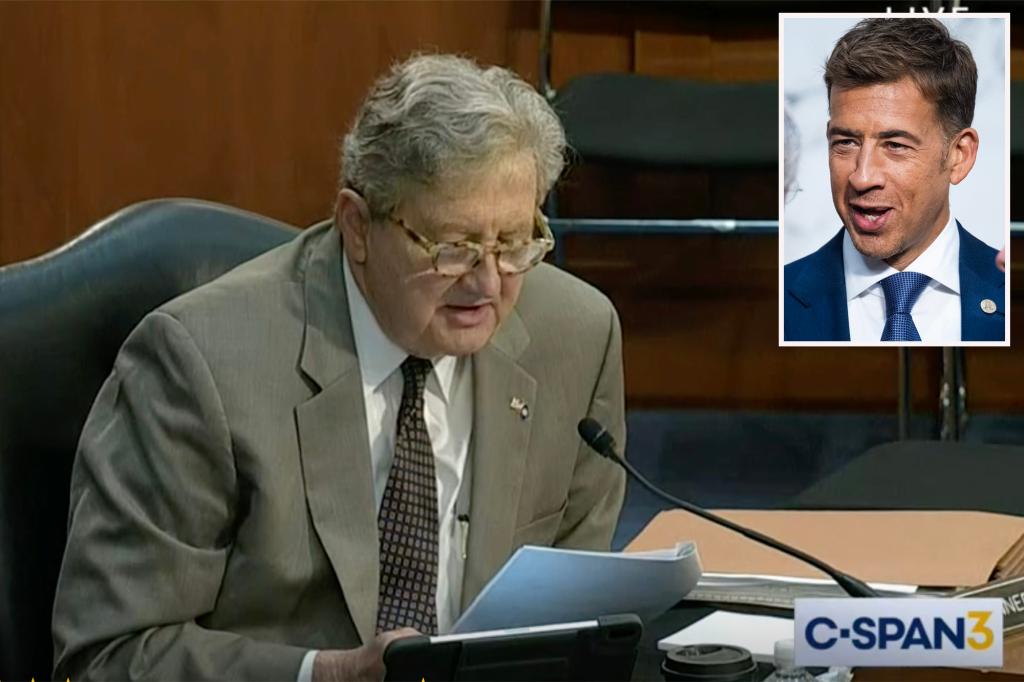 Sen. John Kennedy , 71, gets NSFW with sexually graphic reading during hearing on book bans