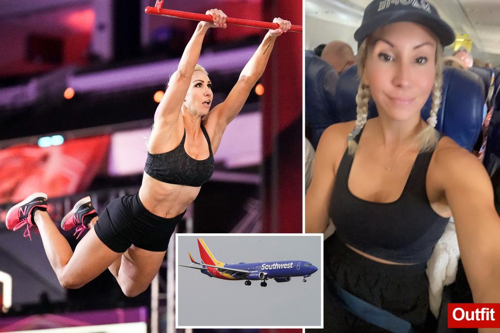 Seven-time American Ninja warrior star says Southwest Airlines shamed her ‘inappropriate’ outfit