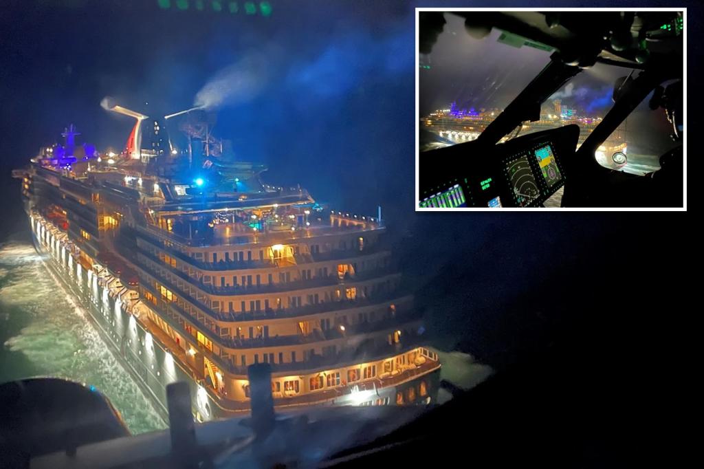 Sick passenger airlifted from Carnival cruise ship more than 200 miles off Cape Cod