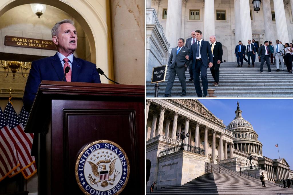 Speaker Kevin McCarthy says he’ll keep House in for rare Saturday session as key Republican warns of shutdown ‘s–t sandwich’