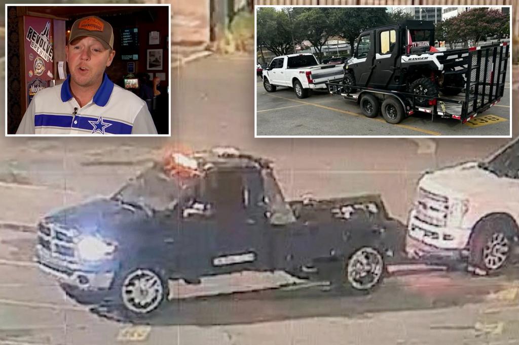 Speedy Texas car thief steals pickup truck with towing trailer carrying Polaris Buggy in 19 seconds