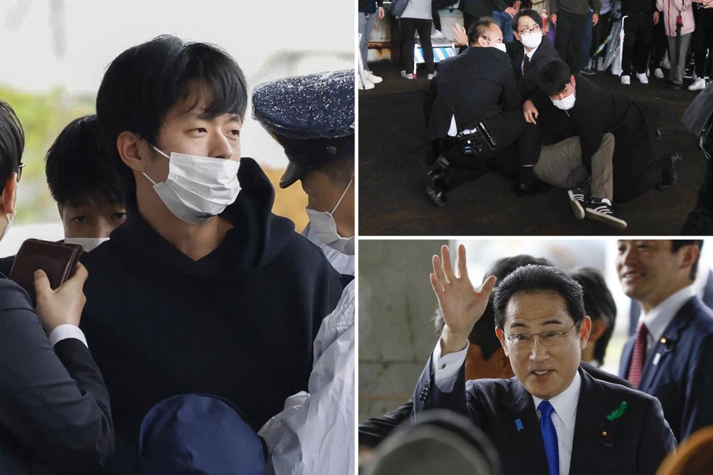 Suspect in explosives attack on Japanese prime minister indicted for attempted murder, report says