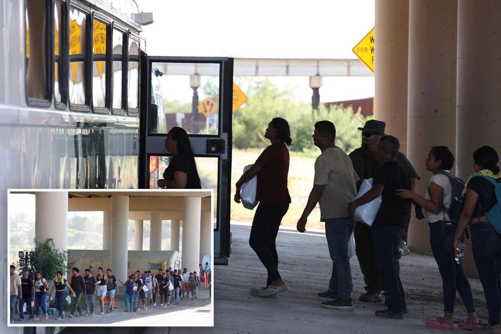 Texas border city obstructs livestream view of migrant overflow facility with black box