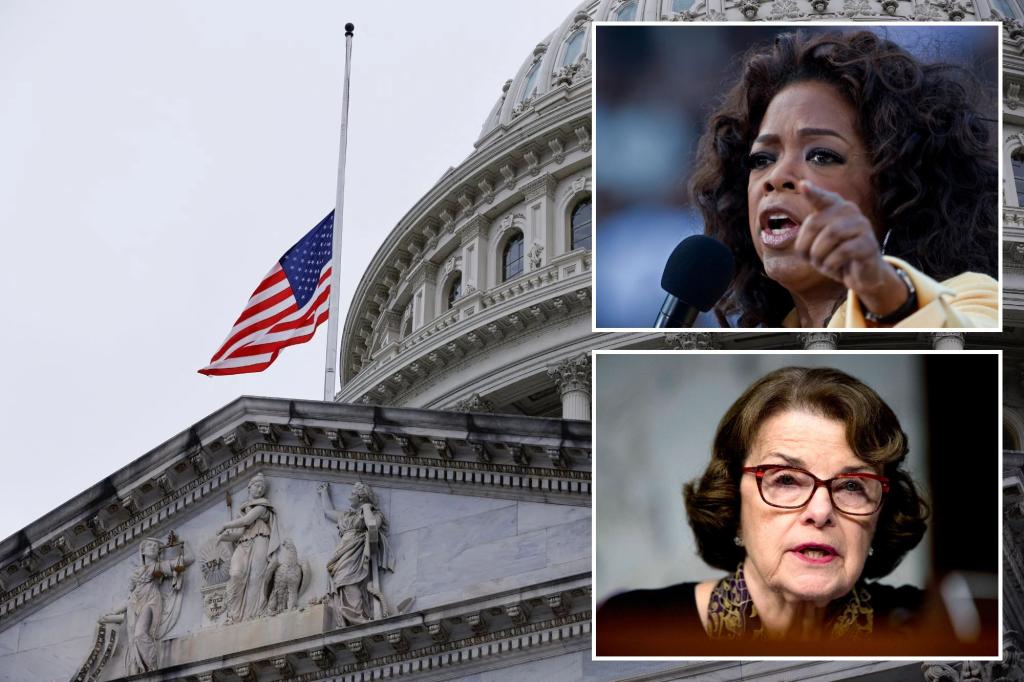 The five (including Oprah) who could replace Dianne Feinstein