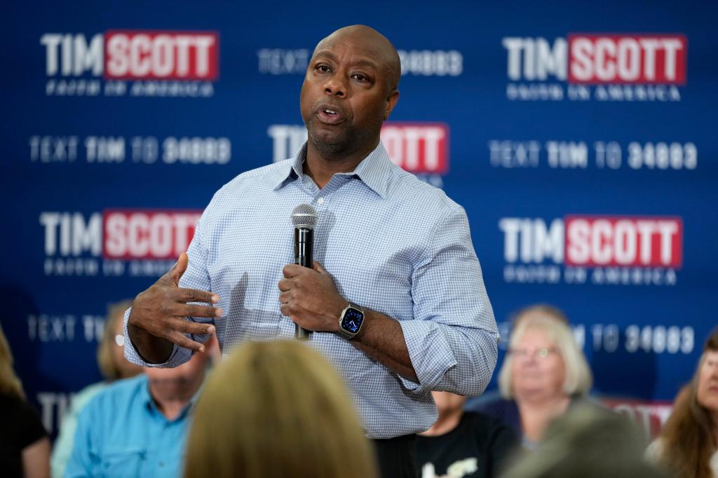 Tim Scott mocks Biden telling reporters at presser he’s going to bed: ‘The synapses are not firing as quickly’