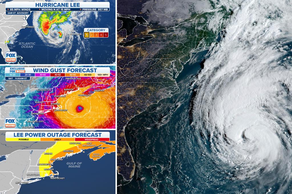 Tropical storm warnings expanded across New England as Hurricane Lee makes final approach