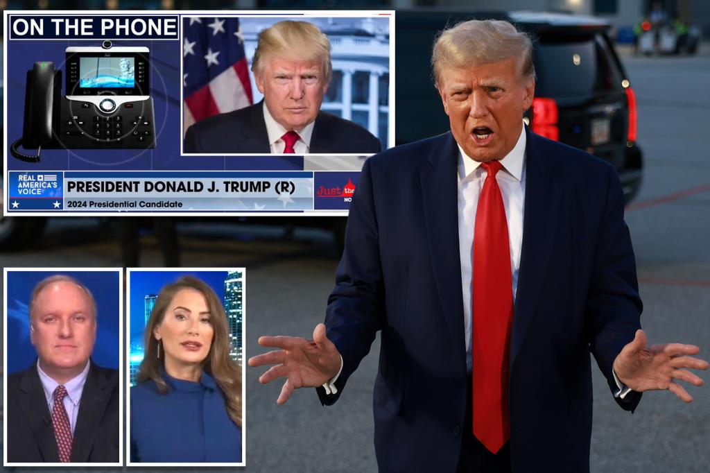 Trump accused of using AI or an impersonator for interview with Real Americaâs Voice: âChatGOPâ