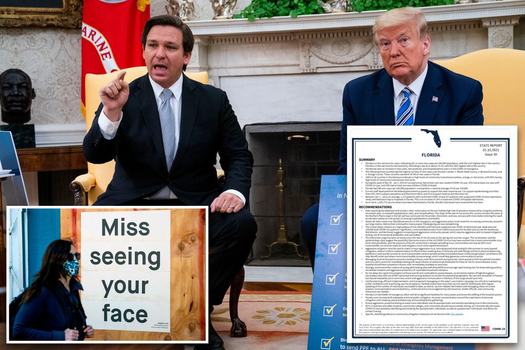 Trump admin urged DeSantis to enact mask mandates and stressed ‘aggressive mitigation’: letter