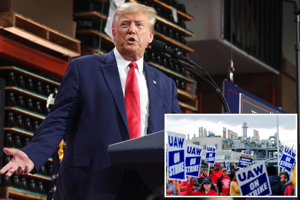 Trump blasts Biden’s EV mandates as ‘government assassination’ in speech aimed at striking auto workers