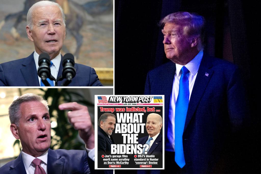 Trump denies pushing GOP allies for Biden impeachment inquiry