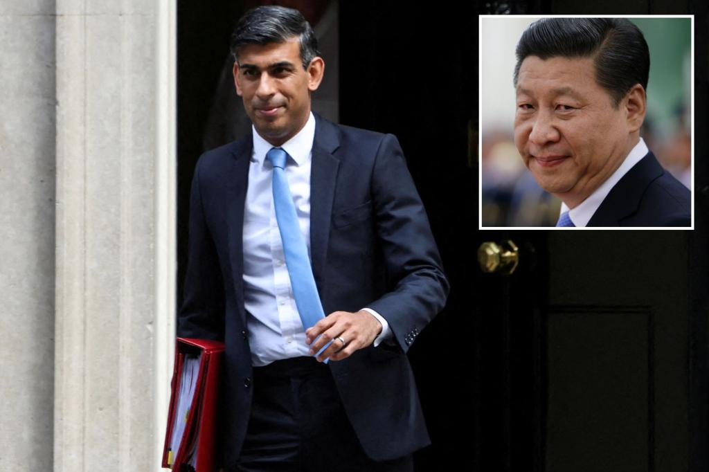 UK prime minister Rishi Sunak slams China for meddling in British affairs after Parliament staffer accused of spying for Beijing