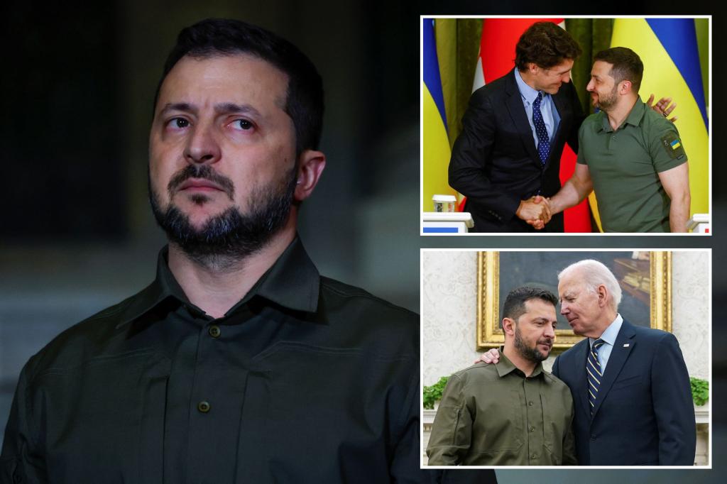 Ukraine’s Zelensky visits close ally Canada after challenges on US trip