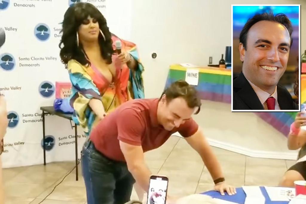Unapologetic California mayor goes viral after being spanked with paddle by drag queen