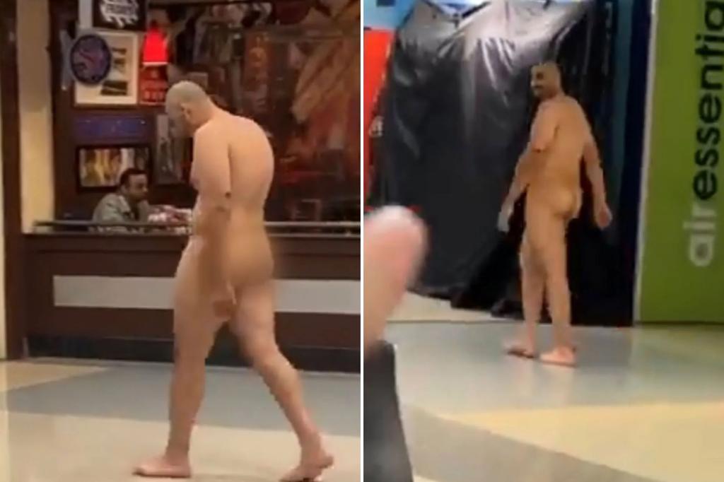Video shows smiling naked man proudly strolling through Dallas-Fort Worth airport: ‘My man!’