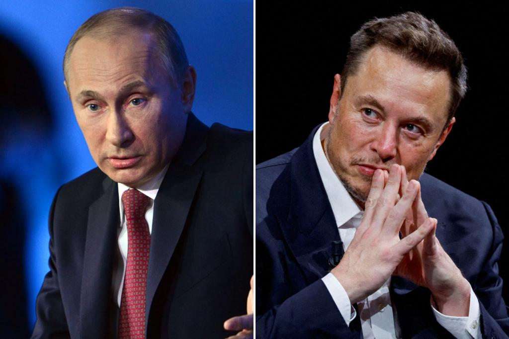 Vladimir Putin hails Elon Musk as an ‘outstanding person’ after Starlink controversy
