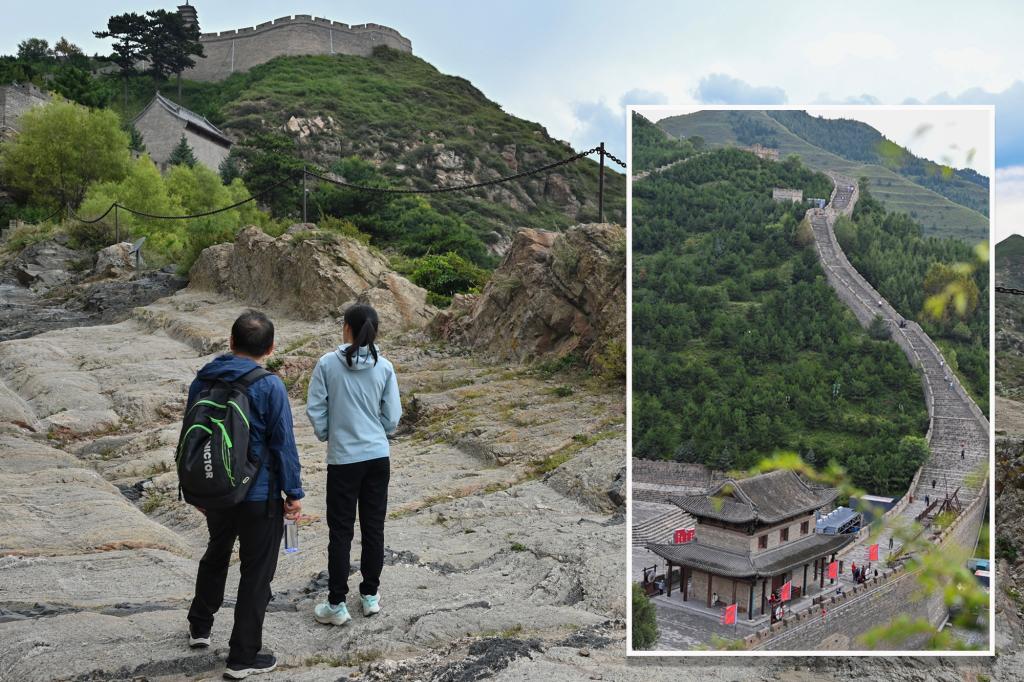 Workers busted for tearing a hole in the Great Wall of China to easily pass through, causing ‘irreversible’ damage