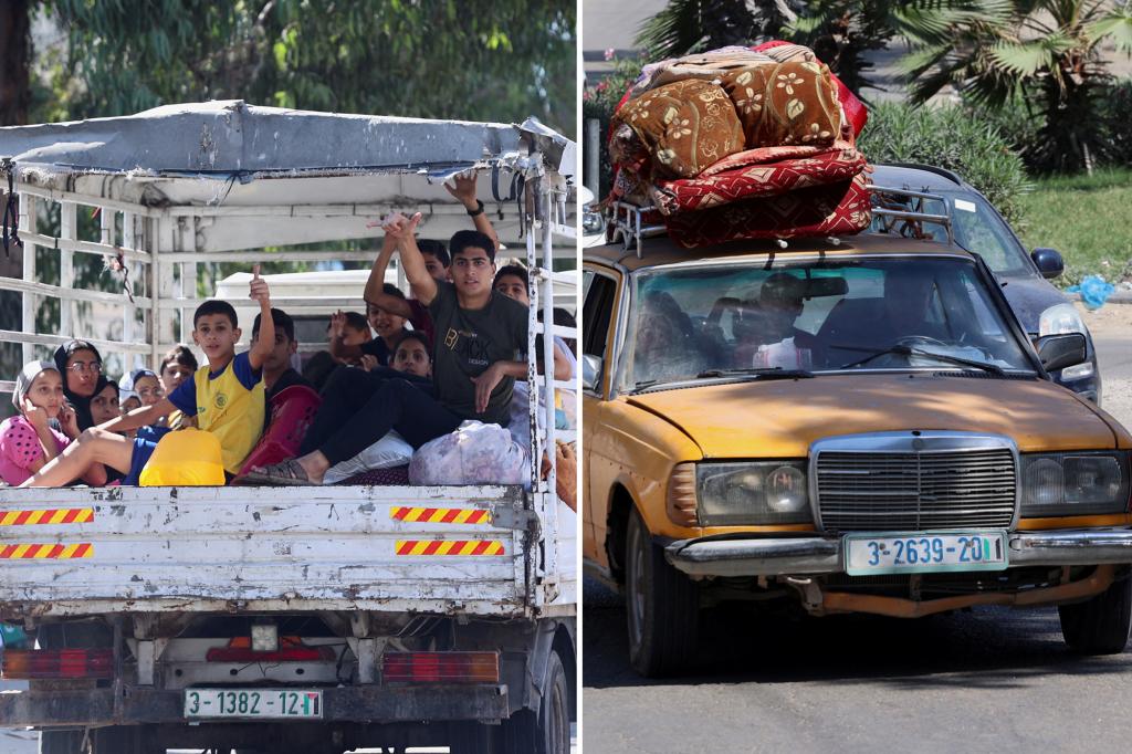 70 Palestinians in convoy fleeing northern Gaza killed by airstrike, Israel denies involvement