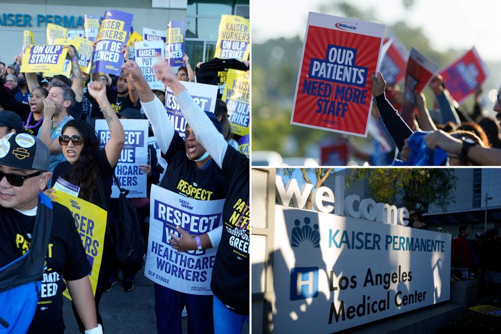 75,000 Kaiser Permanente workers go on strike in multiple states