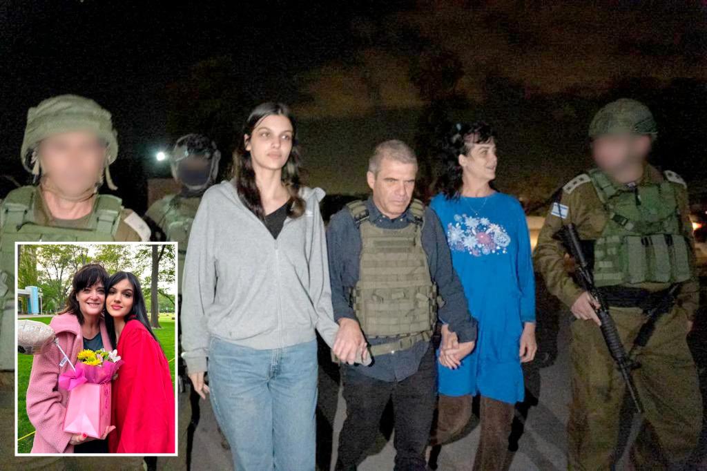 American mother, daughter taken hostage in Israel released as first photo of them freed emerges — and Biden pledges support