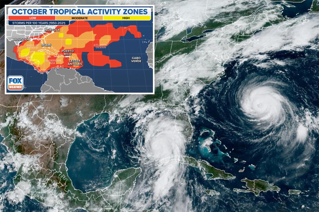 Atlantic hurricane season will be still dangerous to US in October