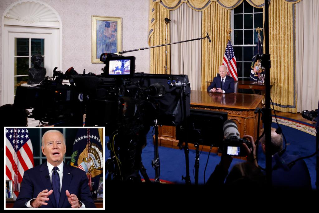 Biden appeared to read teleprompter instruction to ‘make it clear’ during national address