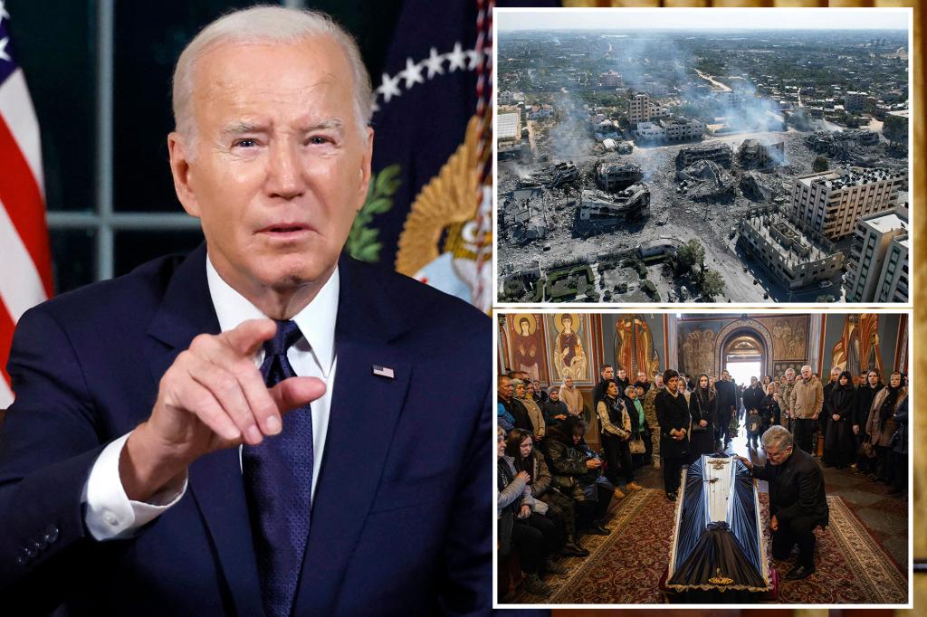 Biden confirms he’s seeking 4X more for Ukraine than Israel in joint request