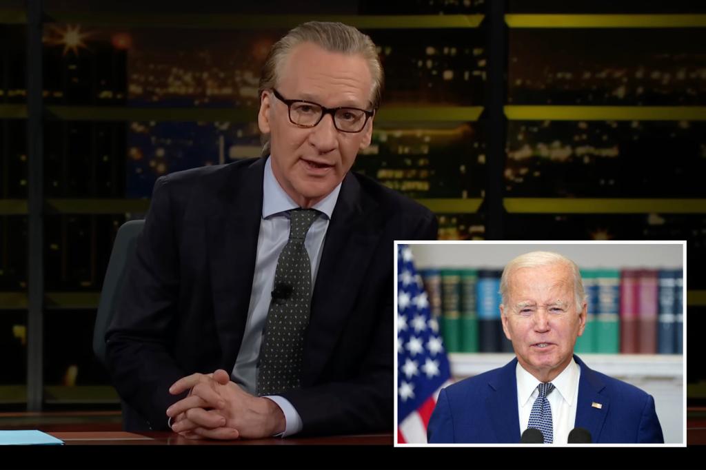 Bill Maher tells Biden to drop out of 2024 race, compares him to RBG: ‘Voters think he’s too old’Â 