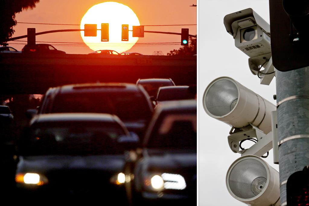 California to introduce traffic speed cameras which fine motorists for the first time ever