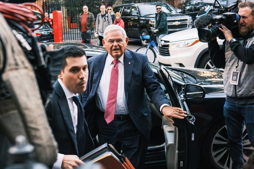 Defiant NJ Sen. Bob Menendez pleads not guilty to new foreign agent charge in NYC federal court