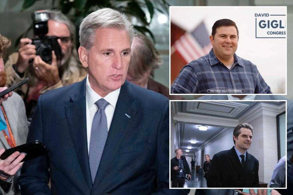 Ex-House Speaker Kevin McCarthy gets ‘America First’ primary challenger