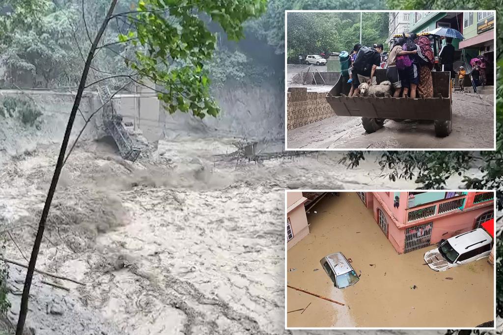 Flash floods kill at least 14 in northeastern India, more than 100 missing
