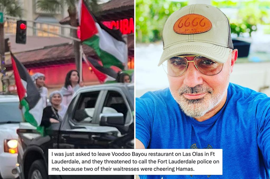 Florida influencer and former NYPD cop John Cardillo booted from Cajun hotspot over Hamas flap