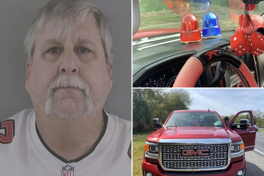 Florida man impersonated police while wearing Buccaneers jersey and flashing red, blue lights: authorities