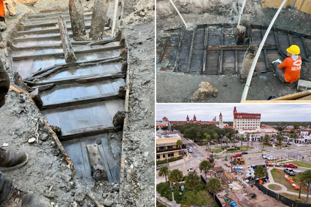 Florida road crew unearths shipwreck from 1800s in highway during routine construction work