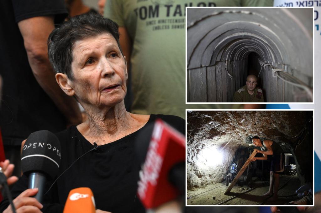 Freed 85-year-old grandma reveals what it’s really like in Gaza tunnels where hostages are held
