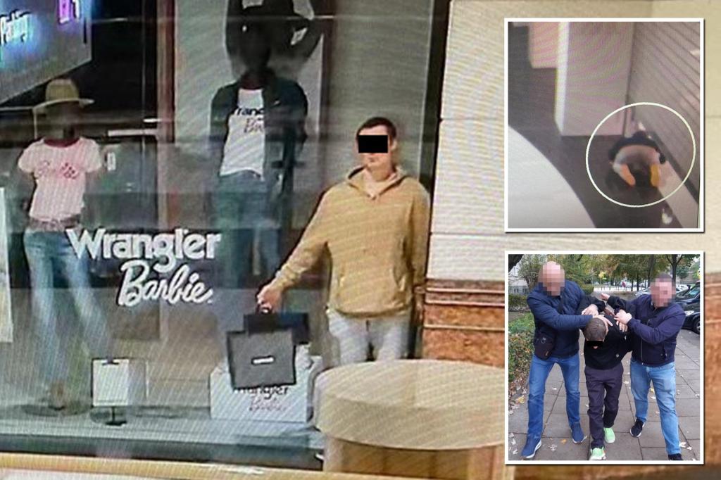 Freeze! Polish crook pretended to be a mannequin to get locked in mall for an all-night crime spree: cops