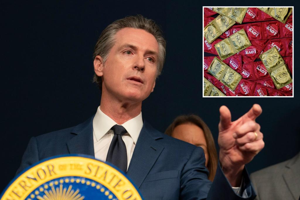 Gavin Newsom vetoes bill that would require free condoms to be handed out at public high schools