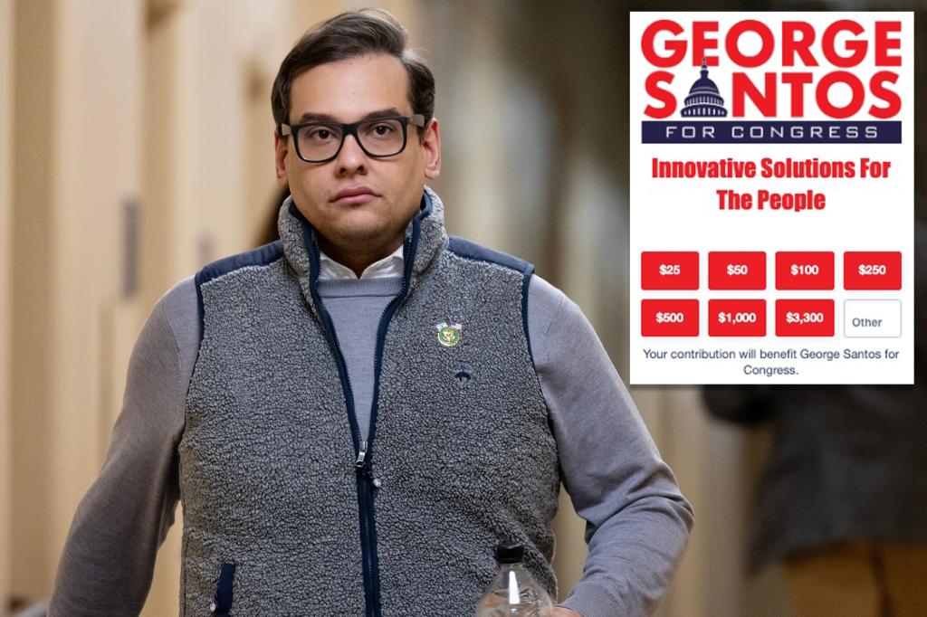 George Santos campaign reports raising less than $674 over 90-day period after $17K in refunds