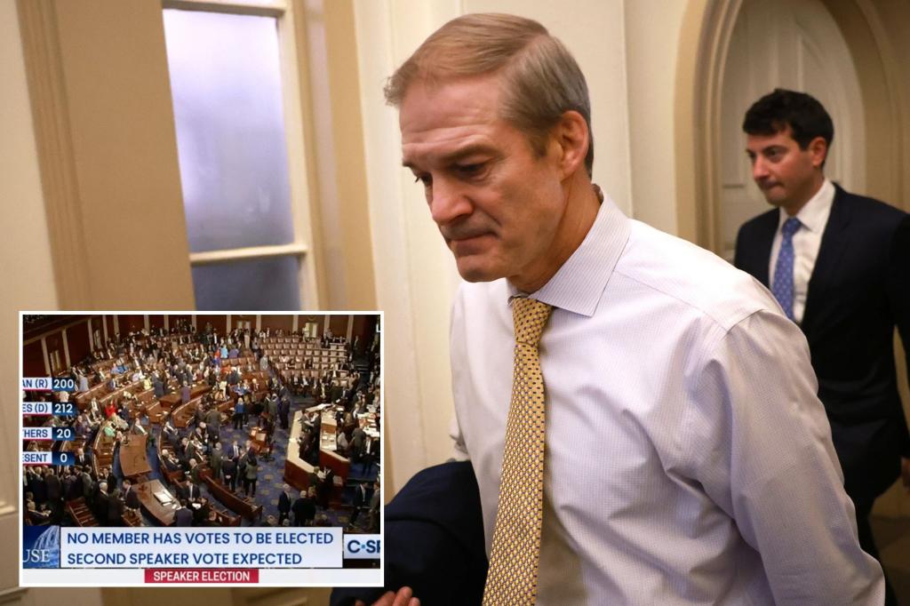 House calls it a day with no speaker after 20 Republicans vote against Jim Jordan