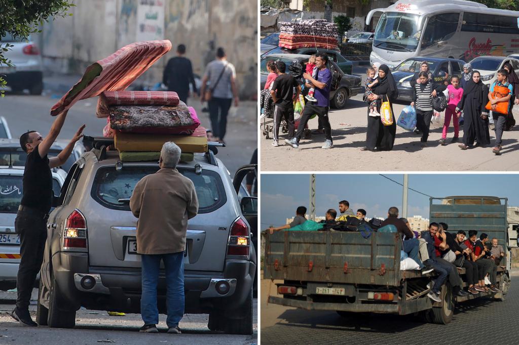 Hundreds of thousands of desperate Gazans flee after Israel orders ‘impossible’ evacuation