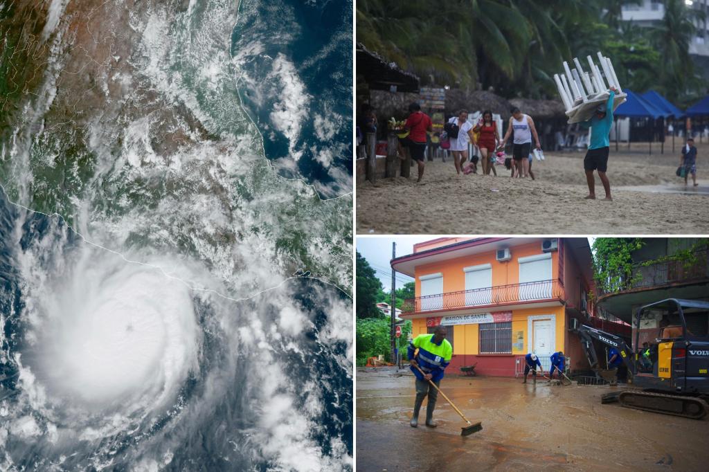 Hurricane Otis weakens to Category 4 storm while flash floods batter southern Mexico