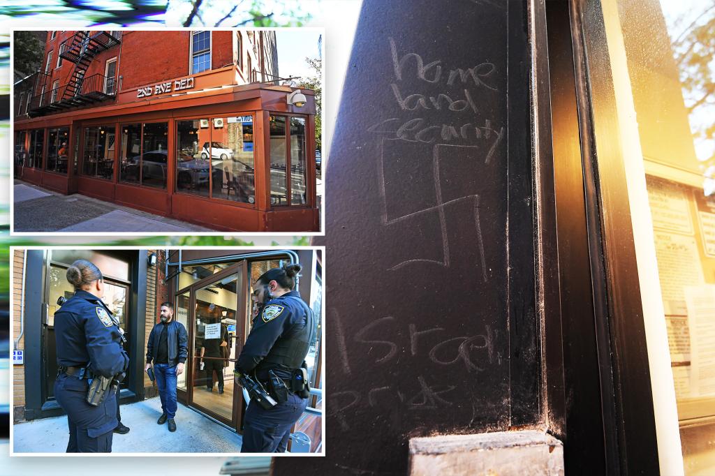 Iconic Jewish NYC deli vandalized with swastika after pro-Israel social media posts