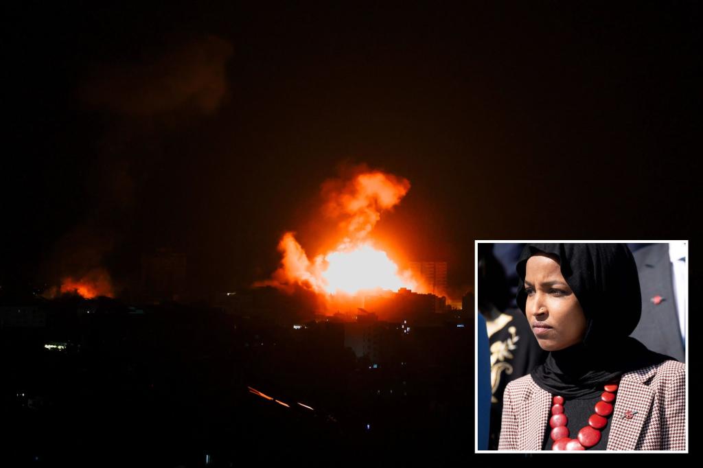 Ilhan Omar stokes outrage with plea against sending US weapons to back ‘war crime’ in Israel