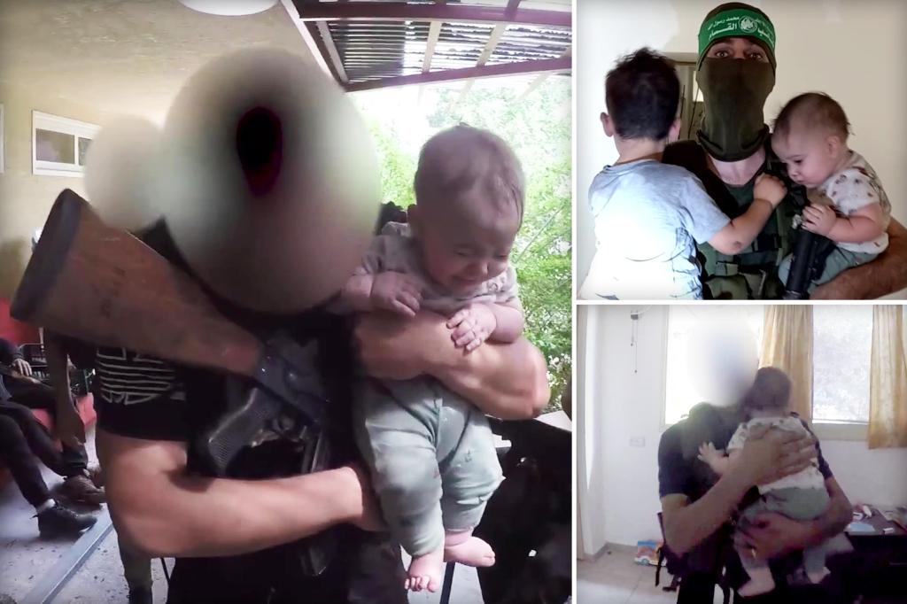 Israel war live updates: Hamas releases sick video of terrorists with Israeli child, baby captives
