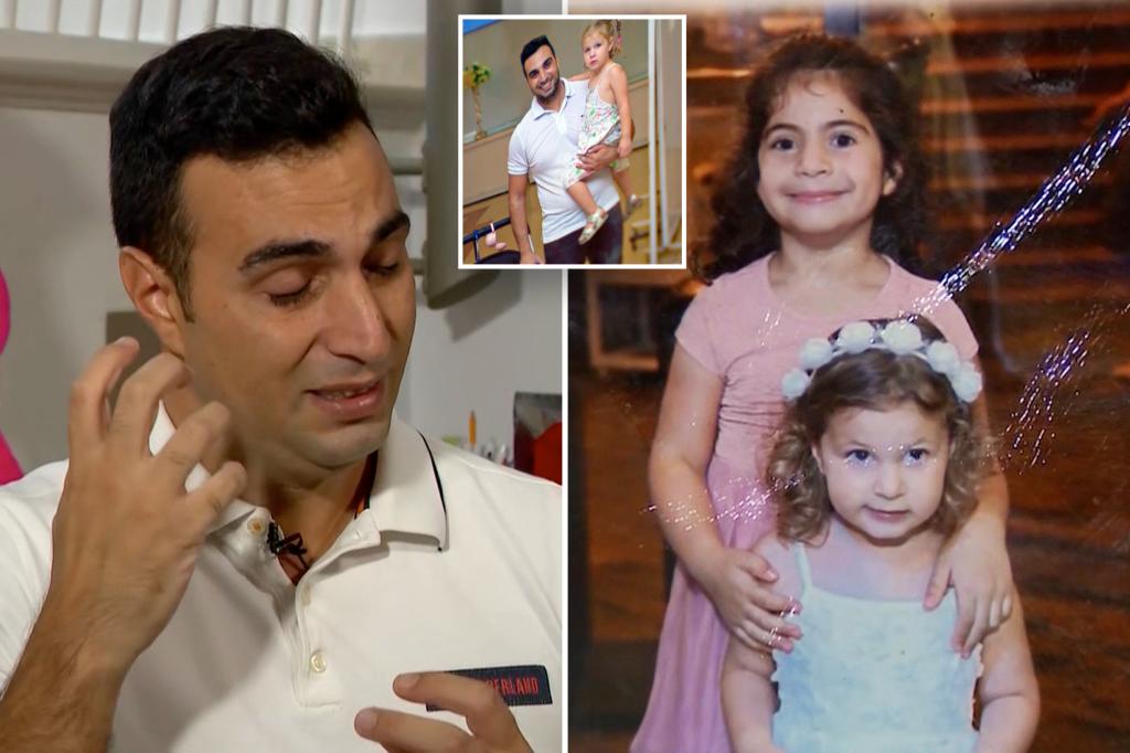 Israeli father sobs as he describes guilt after wife, daughters were taken by Hamas