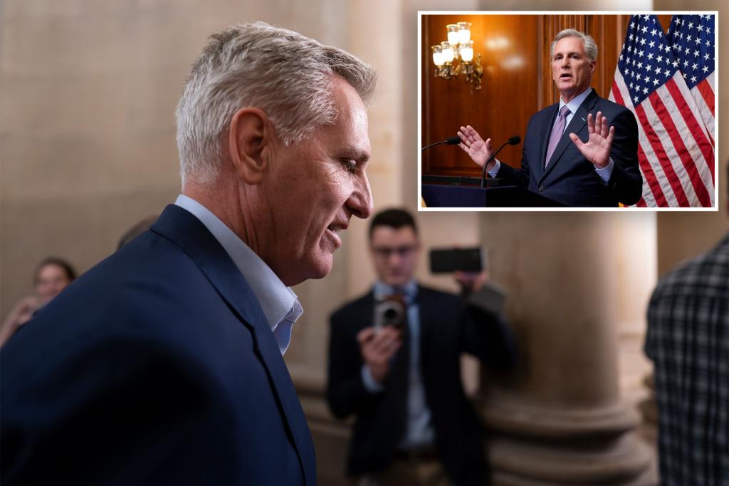 Kevin McCarthy insists he won’t quit Congress after House speaker ejection