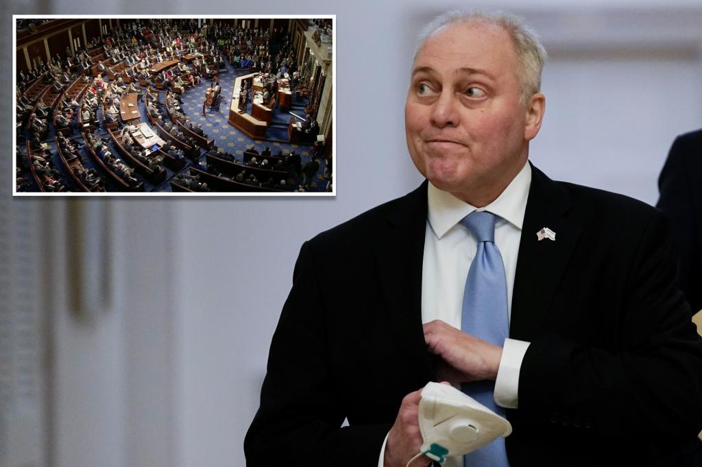 Majority Leader Steve Scalise drops out of House speaker race after meeting GOP conference